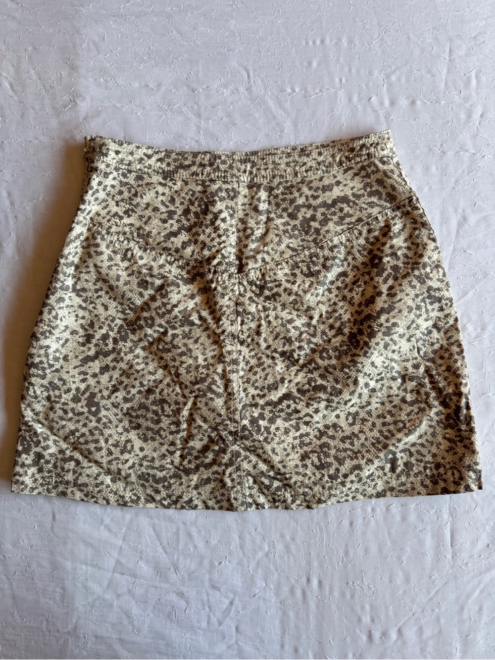 Free People Printed Fake Out Faux Wrap Skirt 13" waist - Picture 10 of 10